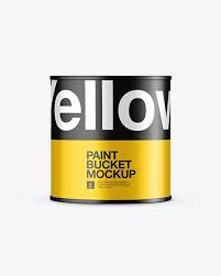 Download 0 75l Metallic Paint Bucket Mockup In Bucket Pail Mockups On Yellow Images Object Mockups Mockup Psd Mockup Free Packaging Mockup