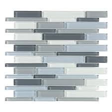 Jeffrey Court Stratosphere Blue Pencil 12 875 In X 12 5 In X 8 Mm Interlocking Glossy Glass Mosaic Tile 99148 The Home Depot Wall Tiles Mosaic Wall Tiles Kitchen Tiles Backsplash