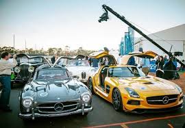 1955 Mercedes Benz 300sl And 2014 Sls Amg Black Series Coupe Mercedes Benz Mercedes Benz