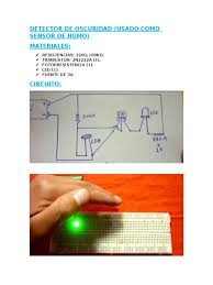 Detector de humedad con par darlington; Detector De Oscuridad
