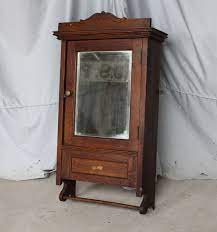 W drawers br v005 deals on pinterest see more ideas about of these are plain and vanity cabinets in. Bargain John S Antiques Antique Oak Medicine Cabinet With Towel Bar Bargain John S Antiques