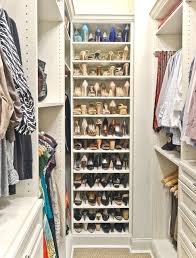 Narrow Walk In Wardrobe Idea Simple Closet Closet Designs Closet Shoe Storage