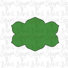 The letter h cookie cutter is great for fondant and cookie projects. Plaque H Cookie Cutter Shape And Bake