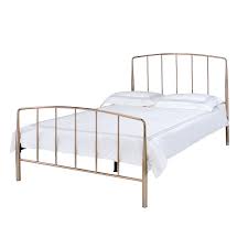Rose gold twin bed frame. Alexa Rose Gold Bed Frame