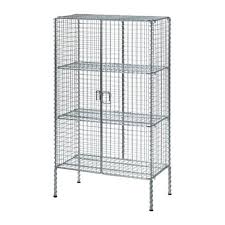 Lixhult Cabinet Metal Red 13 3 4x23 5 8 Ikea Ikea Ps Ikea Storage Units Ikea Storage