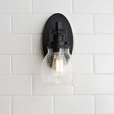 Soft Seeded Bath Sconce Bathroom Sconce Lighting Bathroom Wall Sconces Sconces