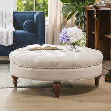 Berkshire waterfall wooden coffee table fits over berkshire coffee table ottoman (sold separately). Beige Ottomans Living Room Furniture The Home Depot