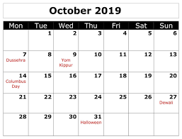 Thanks for visiting my blog, article above(calendar october 2019) published by lucy at october, 30 2017. Pin On Monthly Calendar Printable Template
