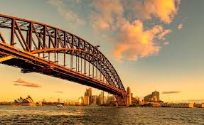 Sydney Harbour Bridge And Opera House At Golden Sunset Sponsored Advertisement Sponsored Harbour Golden S In 2020 Harbour Sydney Harbour Bridge Opera House