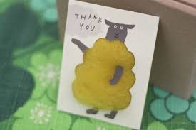 もこもこひつじのメッセージカード メッセージカード メッセージカード アイデア カード