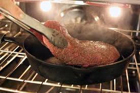 Sear the london broil on both sides in a lightly oiled heavy dutch oven pot or ovenproof casserole. How To Make London Broil In The Oven Medium Rare Livestrong Com London Broil Recipes London Broil Cooking London Broil