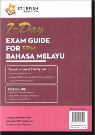 Soalan kertas bahasa melayu 2 via cikguramsulbmspm.blogspot.com. Starfish 7 Day Exam Guide For Bahasa Melayu Spm 2019