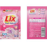 LIX 3KG 핑크 사쿠라 세탁세제 OEM 액체 비누 40ml 향 주머니에 프리미엄 핑크 사쿠라 브랜드 이름