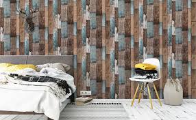 The reclaimed wood twig and buck removable wall and surface covering in a light brown colorway is. Reclaimed Wood Wallpaper Wood Plank Wallpaper Wood Wallpaper Stick And Peel Self Adhesive Wallpaper Removable Wallpaper Rustic Distressed Wood Contact Paper Vintage Wood Look 3d Wallpaper 78 7 Amazon Com