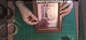 Both front and back panels measure 5.5 x 6.25 How To Make A Shadow Box Frame Papercraft Wonderhowto