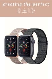 Black Apple Watch With Pink Sand Band Pin On Apple Watch Bands Style And Fashion