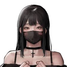 Add some necklaces and black eyeliner to your tomboy outfit to add a feminine touch. Anime Girls Black Hair Brown Eyes Asian Mask Digital Art Artwork White Background Hd Mobile Wallpaper Peakpx