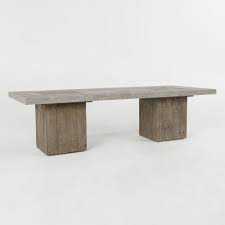 Foluban rustic coffee table,wood and metal industrial cocktail table for living room, 47 inch oak. Concrete Wood Coffee Table