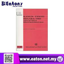 Kanun tanah negara 1965 akta 56/1965. Ilbs Kanun Tanah Negara 1965 Akta 56 1965 Shopee Malaysia