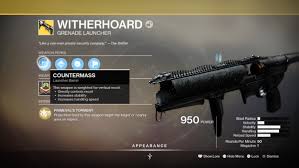 Exotic weapons can be purchased from xur in destiny 2 using legendary shards. Destiny 2 Season Of Arrivals How To Get The Witherhoard Exotic Grenade Launcher Vg247