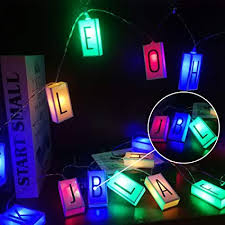 4.5 out of 5 stars. Alhxf Led Letter Light Box Rope Lights 78 7in 20led Outdoor String Lights Happy Birthday Banner Birthday Holiday Decoration Battery Powered Box String Lights Amazon Com