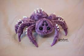 Cute Art Doll Spider Plush Toy Poseable By Furrykami Hudozhestvennye Kukly Skazochnye Sushestva Volshebnye Sushestva