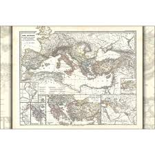 Roman empire flat icon set. 24 X36 Gallery Poster 1865 Spruner Map Of Roman Empire From The Punic Wars To Mithridates The Great Walmart Com Walmart Com