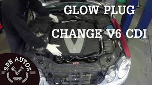Mercedes M642 V6 Cdi Glow Plug Replacement Time Lapse Youtube
