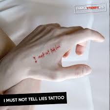 I Must Not Tell Lies Temporary Tattoo Temp Tat Harry Potter Etsy In 2020 Always Harry Potter Tattoo Harry Potter Tattoos Harry Potter Tattoo Unique