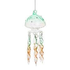 Shop by beach decor theme featuring seahorse decor, lighthouse decor, mermaid art and much more. Glass Jellyfish Coastal Hanging Decoration Christmas Beach Holiday Themed Decorations