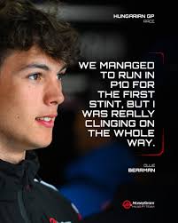 The only way is up, the car is quick, and we have two drivers with  potential