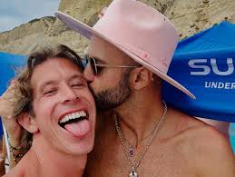 our #big #gay #sandiego #sandy #soeedo #sunsoutbunsout #pride #and #bees  #sting #selfies