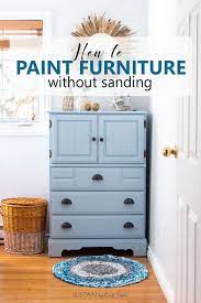 Red, orange, dark brown, bright lemony yellow, and lime green are colors. How To Paint A Dresser Without Sanding In 4 Easy Steps Sustain My Craft Habit