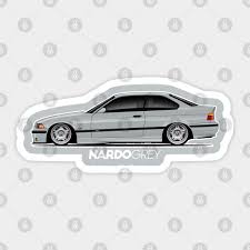 The design is aging quite nicely and 6 speed coupes in good shape are becoming increasingly hard to come by. Bmw E36 M3 Nardo Grey Bmw E36 M3 Nardo Grey Sticker Teepublic