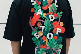 Desain kaos bergambar wajah cocok untuk siapa saja, wanita maupun pria. Ada Salad Pada Desain Baju Demi Ajakan Gaya Hidup Sehat Halaman All Kompas Com