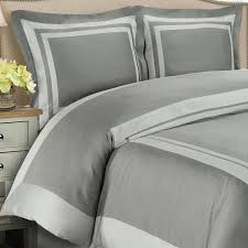 Our knowledgeable staff can answer all of your furniture related questions. 4pc King Cal King Bedding Set Including 300tc Hotel Grey With Light Grey Duvet Set Cover Set White Dow Duvet Cover Sets Grey Duvet Set 100 Cotton Duvet Covers