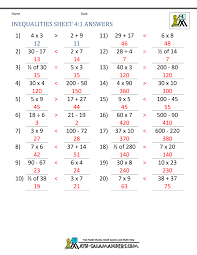 4th grade math test will help the students to practice the questions based on different topics under fourth grade 4th grade math test encourage the students to test their own knowledge. 4th Grade Math Practice Multiples Factors And Inequalities