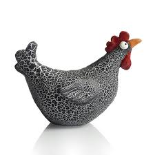 Originelle Deko Huhner In Aufwendigem Craquele Wechseln Ihre Positionen Julia Grote Shop Huhner Deko Gartenmarker