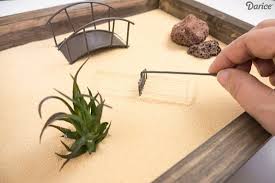 Now in its miniature version, with a splash of color! 13 Diy Mini Zen Garden Ideas For Desk Balcony Garden Web
