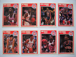 Pistons 1988 finals 1990 finals. Amazon Com Detroit Pistons Bad Boys Basketball Trading Cards Team Set 1989 90 Fleer Collectibles Fine Art