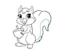 Kids and beginners alike can now draw a great looking squirrel. How To Draw A Squirrel In A Few Easy Steps Easy Drawing Guides Squirrel Illustration Cute Dog Drawing Easy Drawings