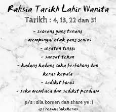 Pada umumnya pasangan ini bersifat pendiam & konservatif. Rahsia Tarikh Lahir Biarkan Hati Terluka Meski Hati Terluka Aku Akan Tetap Tersenyum Facebook
