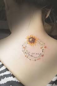 Significance Of A Sunflower Tattoo Backtattoo A Lot Of Beautiful Designs For Women Here You Will Find Not Onl Tattoos For Daughters Sunshine Tattoo Tattoos