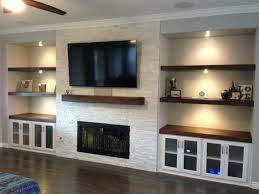 Total Make Over Love How This Turned Out Basement Fireplace Living Room Remodel Family Room Design