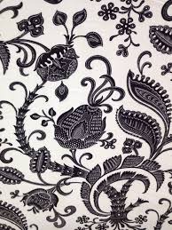 Black And White Floral Fabric By The Yard Braemore Desmond Domino Floral Print Cotton Fabric By The Yard Black Off White Braemore Floral Prints Printed Cotton Fabric