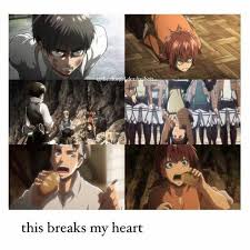 Eren And Isabel Attack On Titan Attack Eren Isabel Titan Attack On Titan Anime Attack On Titan Attack On Titan Meme
