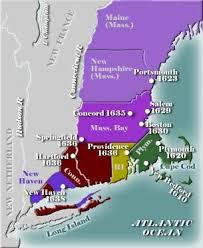 What was the first map of new england? Puritans Of New England History Of American Women