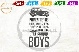 Download Planes Trains Cars Trucks Toys Little Boy Room Svg Pdf Png 168359 Svgs Design Bundles