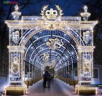 Large LED 3D Arch Motif Light for Outdoor Street Decoration ...