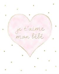 Printable French Childrens Art Je T Aime Print Download Etsy Baby Love Quotes Je T Aime I Love You Baby